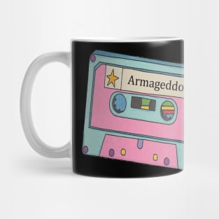 Vintage Cassette Tape Armageddon Mug